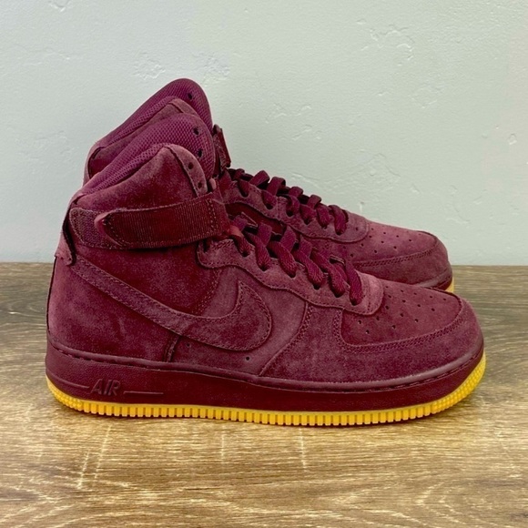 Nike Shoes - NEW Air Force 1 High LV8 Burgundy